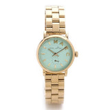 Marc Jacobs Baker Mint Green Dial Gold Steel Strap Watch for Women - MBM3284 Authentic Buy Shop Now