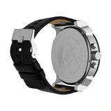 Diesel Mr Daddy Chronograph Black Dial Black Leather Strap Watch For Men - DZ7313 Authentic Buy Shop Now