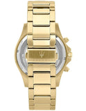 Maserati SFIDA Quartz Yellow Dial Gold Strap Watch For Men - R8873640005 Authentic Buy Shop Now