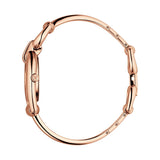 Gucci Horsebit Collection Black Dial Rose Gold Steel Strap Watch For Women - YA139507 Authentic Buy Shop Now