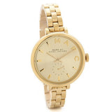 Marc Jacobs Sally Champagne Gold Dial Gold Steel Strap Watch for Women - MBM3363 Authentic Buy Shop Now
