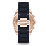 Emporio Armani Sigma Chronograph Black Dial Black SIlicon Strap Watch For Men - AR6066 Authentic Buy Shop Now