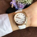 Marc Jacobs Mandy White Dial White Leather Strap Watch for Women - MJ8678 Authentic Buy Shop Now
