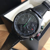 Gucci G Timeless Chronograph Black Dial Black Leather Strap Watch For Men - YA126244 Authentic Buy Shop Now
