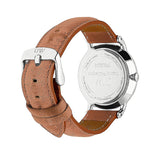 Daniel Wellington Dapper Durham Analog White Dial Brown Leather Strap Watch For Women - DW00100114 Authentic Buy Shop Now