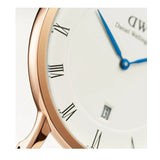Daniel Wellington Dapper Reading White Dial Black Leather Strap Watch For Men - DW00100107 Authentic Buy Shop Now