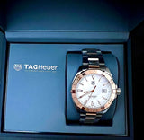 Tag Heuer Aquaracer Quartz White Dial Silver Strap Watch for Men - WAY1150.BD0911 Authentic Buy Shop Now