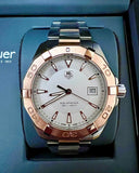 Tag Heuer Aquaracer Quartz White Dial Silver Strap Watch for Men - WAY1150.BD0911 Authentic Buy Shop Now
