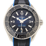 Omega Planet Ocean 6000M Co Axial Master Chronometer 45.5mm Blue Dial Black Rubber Strap Watch for Men - 21532462103001 Authentic Buy Shop Now