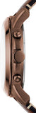 Fossil Grant Chronograph White Dial Brown Leather Strap Watch for Men - FS5344 Authentic Buy Shop Now