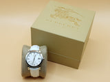 Burberry The City White Dial White Leather Strap Watch for Women - BU9128 Authentic Buy Shop Now