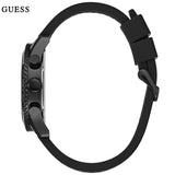Guess Fleet Chronograph Black Dial Black Rubber Strap Watch for Men - W0971G1 Authentic Buy Shop Now
