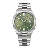 Citizen x Pantone Automatic Peaceful Green Dial Silver Steel Strap Watch For Men - NJ0158-89Z Authentic Buy Shop Now