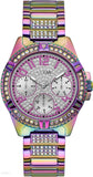 Guess Lady Frontier Diamonds Silver Dial Multicolor Steel Strap Watch for Women - GW0044L1 Authentic Buy Shop Now