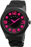Marc Jacobs Pelly Black Dial Black Silicone Strap Watch for Women - MBM2517 Authentic Buy Shop Now