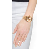 Marc Jacobs Peeker Chronograph Rose Gold Dial Rose Gold Steel Strap Watch for Women - MBM3394 Authentic Buy Shop Now
