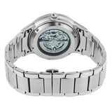 Emporio Armani Renato Automatic Blue Dial Silver Steel Strap Watch For Men - AR60037 Authentic Buy Shop Now