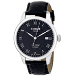 Tissot T Classic Le Locle Automatic Black Dial Black Leather Strap Watch For Men - T41.1.423.53 Authentic Buy Shop Now