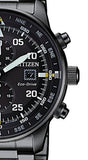 Citizen Sports Eco Drive Black Dial Black Steel Strap Watch For Men - CA0695-84E Authentic Buy Shop Now