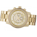 Michael Kors Runway Gold Dial Gold Steel Strap Watch for Women - MK5575 Authentic Buy Shop Now