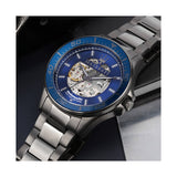 Maserati SFIDA Automatic Blue Dial Silver Steel Strap Watch For Men - R8823140001 Authentic Buy Shop Now