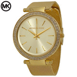 Michael Kors Darci Gold Dial Gold Mesh Bracelet Watch for Women - MK3368 Authentic Buy Shop Now