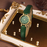 Tissot Lovely Round Green Mother of Pearl Dial Green Leather Strap Watch for Women - T140.009.36.091.00 Authentic Buy Shop Now