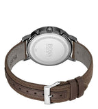 Hugo Boss Spirit White Dial Brown Nylon Strap Watch for Men - 1513690 Authentic Buy Shop Now