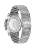Hugo Boss Skymaster White Dial Silver Mesh Bracelet Watch for Men - 1513933 Authentic Buy Shop Now