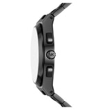 Michael Kors Lennox Chronograph Black Dial Black Steel Strap Watch For Men - MK9146 Authentic Buy Shop Now