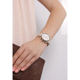 Fossil Boyfriend White Dial Beige Leather Strap Watch for Women - ES3811 Authentic Buy Shop Now