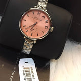 Marc Jacobs Sally Orange Dial Silver Steel Strap Watch for Women - MBM3365 Authentic Buy Shop Now