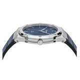 Salvatore Ferragamo F-80 Classic Blue Dial Blue Leather Strap Watch for Men - SFDT00319 Authentic Buy Shop Now