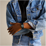 Fossil Raquel Three Hand Date Black Dial Black Steel Strap Watch For Women - ES5340 Authentic Buy Shop Now