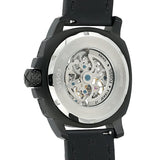 Fossil Modern Machine Automatic Silver Dial Black Steel Strap Watch for Men - ME3080 Authentic Buy Shop Now