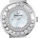 Swarovski Lovely Crystal Mother of Pearl Dial Silver Steel Strap Watch for Women - 1160307 Authentic Buy Shop Now