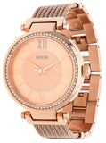 Guess Soho Rose Gold Dial Stainless Steel Watch For Women - W0638L4 Authentic Buy Shop Now