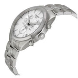 Tissot T Classic PR 100 Chronograph Silver Dial Silver Steel Strap Watch For Men - T101.417.11.031.00 Authentic Buy Shop Now