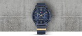 Tommy Hilfiger Blake Quartz Blue Dial Blue Mesh Bracelet Watch for Men - 1782305 Authentic Buy Shop Now