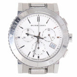Burberry City Chronograph White Dial Silver Steel Strap Watch For Women - BU9700 Authentic Buy Shop Now