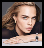 Dior Gem Dior Black Mother of Pearl Dial Silver Steel Strap Watch for Women - CD18111X1005 Authentic Buy Shop Now