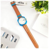 Fossil Candy White Dial Brown Leather Strap Watch for Men - ES3536 Authentic Buy Shop Now