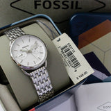 Fossil Tailor Silver Dial Silver Steel Strap Watch for Women - ES3712 Authentic Buy Shop Now