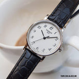 Tissot Everytime Desire Medium White Dial Black Leather Strap Watch For Men - T109.410.16.032.00 Authentic Buy Shop Now