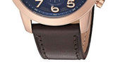 Fossil Pilot 54 Chronograph Blue Dial Brown Leather Strap Watch for Men - FS5204 Authentic Buy Shop Now