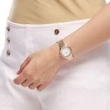 Swarovski Lovely Crystals Mother of Pearl Dial Rose Gold Steel Strap Watch for Women - 5261496 Authentic Buy Shop Now