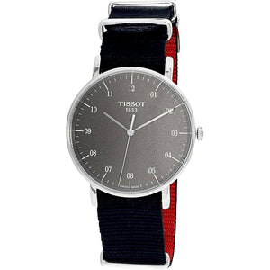Tissot Everytime Medium Black Dial Black NATO Strap Watch For Men - T109.410.17.077.00 Authentic Buy Shop Now