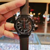 Maserati Circuito Black Dial Black Leather Strap Watch For Men - R8871627004 Authentic Buy Shop Now