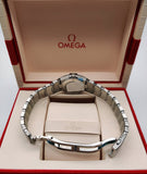 Omega Constellation Manhattan Quartz Diamonds Blue Dial Silver Steel Strap Watch for Women - 131.10.25.60.53.001 Authentic Buy Shop Now