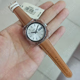 Fossil Candy White Dial Brown Leather Strap Watch for Women - ES3538 Authentic Buy Shop Now